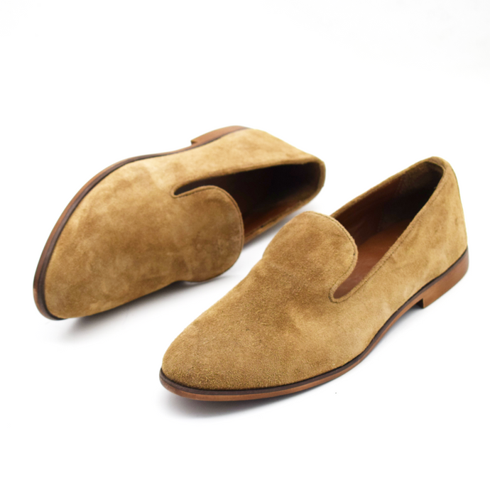 Suede Velvet Loafers - Bright Sole SOLID essentials