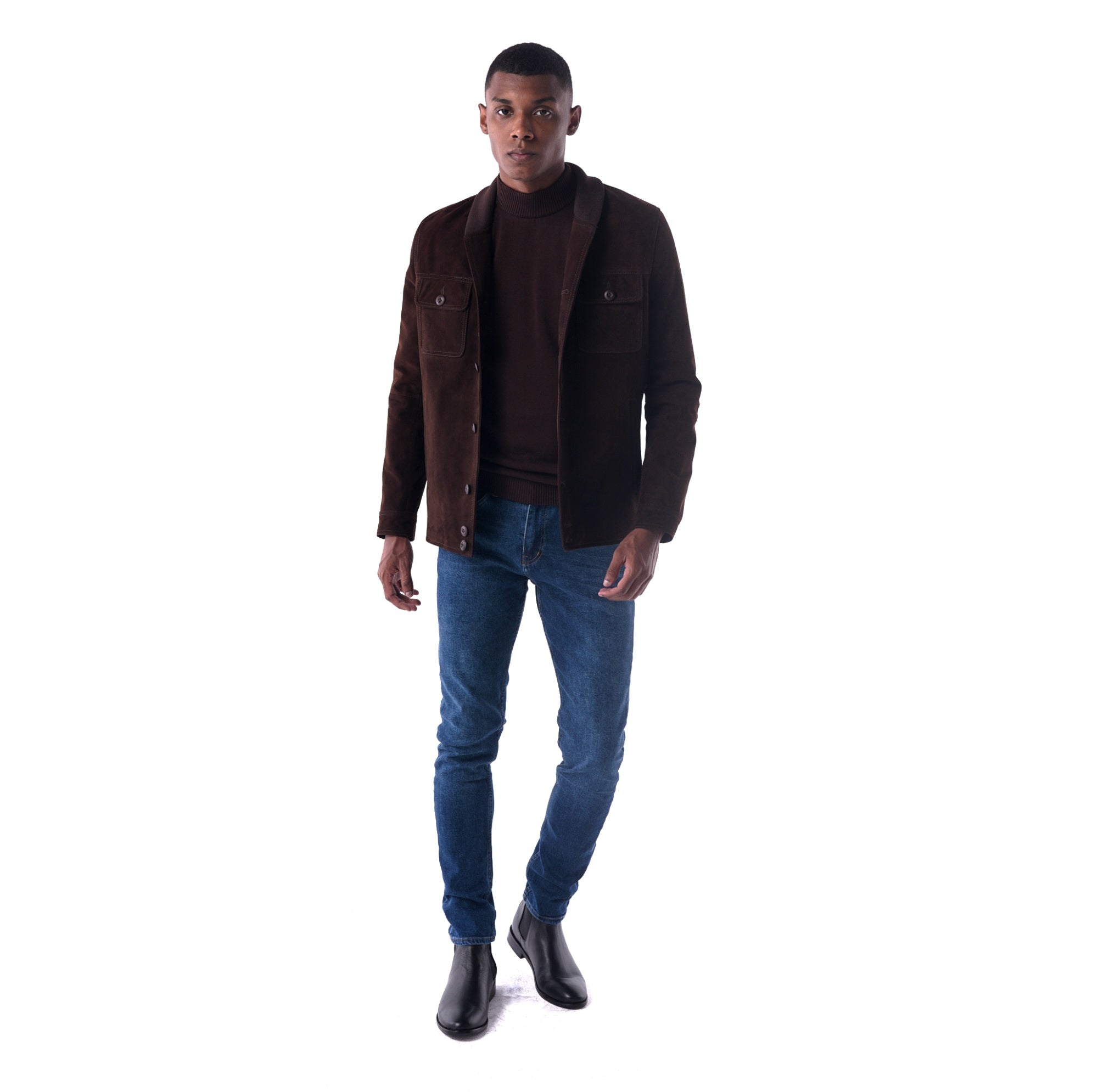 The Marrakesh Jacket - Suede Edition - brown - look
