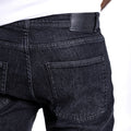SOLID Washed Skinny Jeans - Black Wash Detail