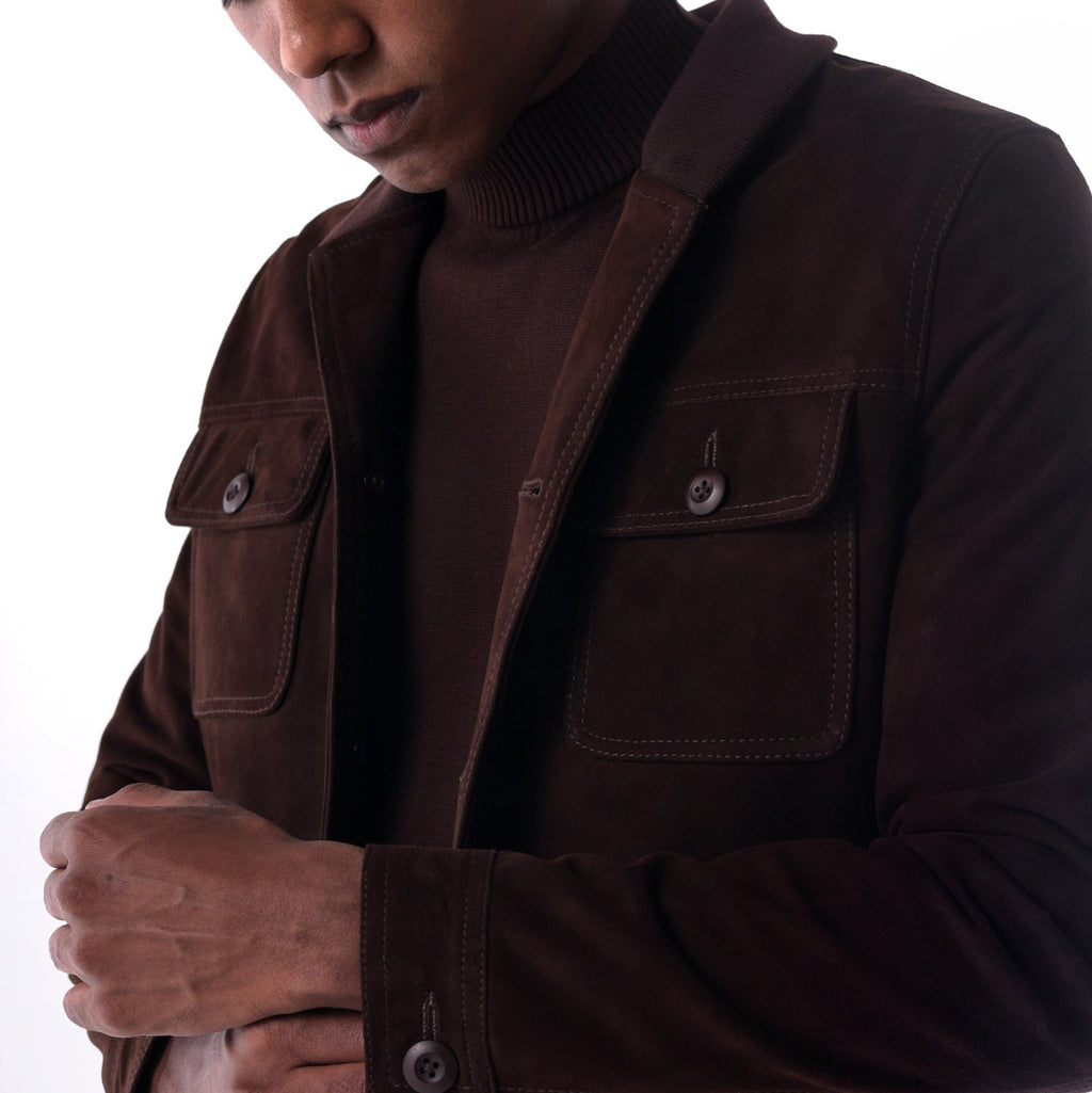 جاكيت مراكش - إصدار جلد سويدي