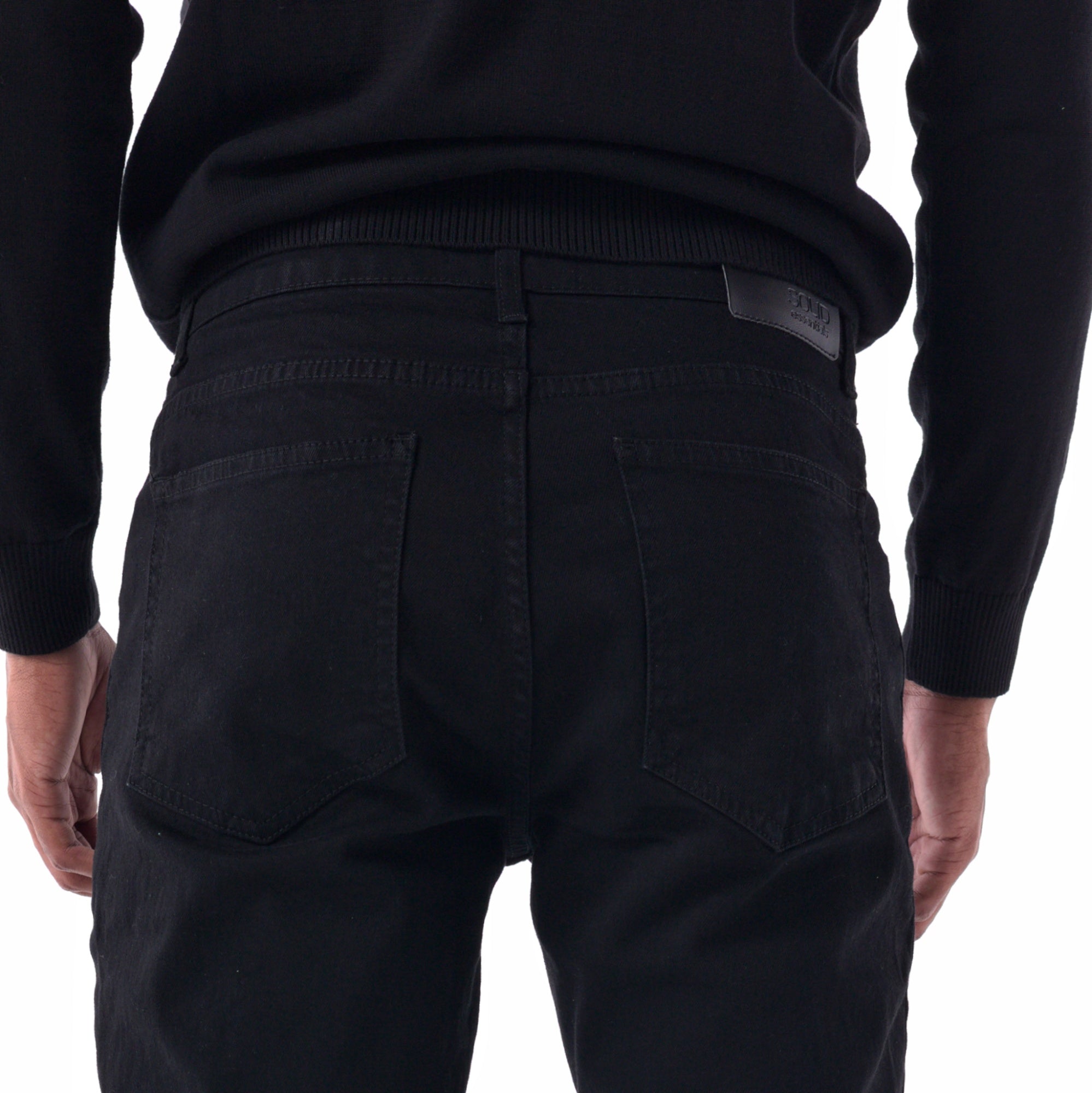 Black Skinny Fit Flex Jeans