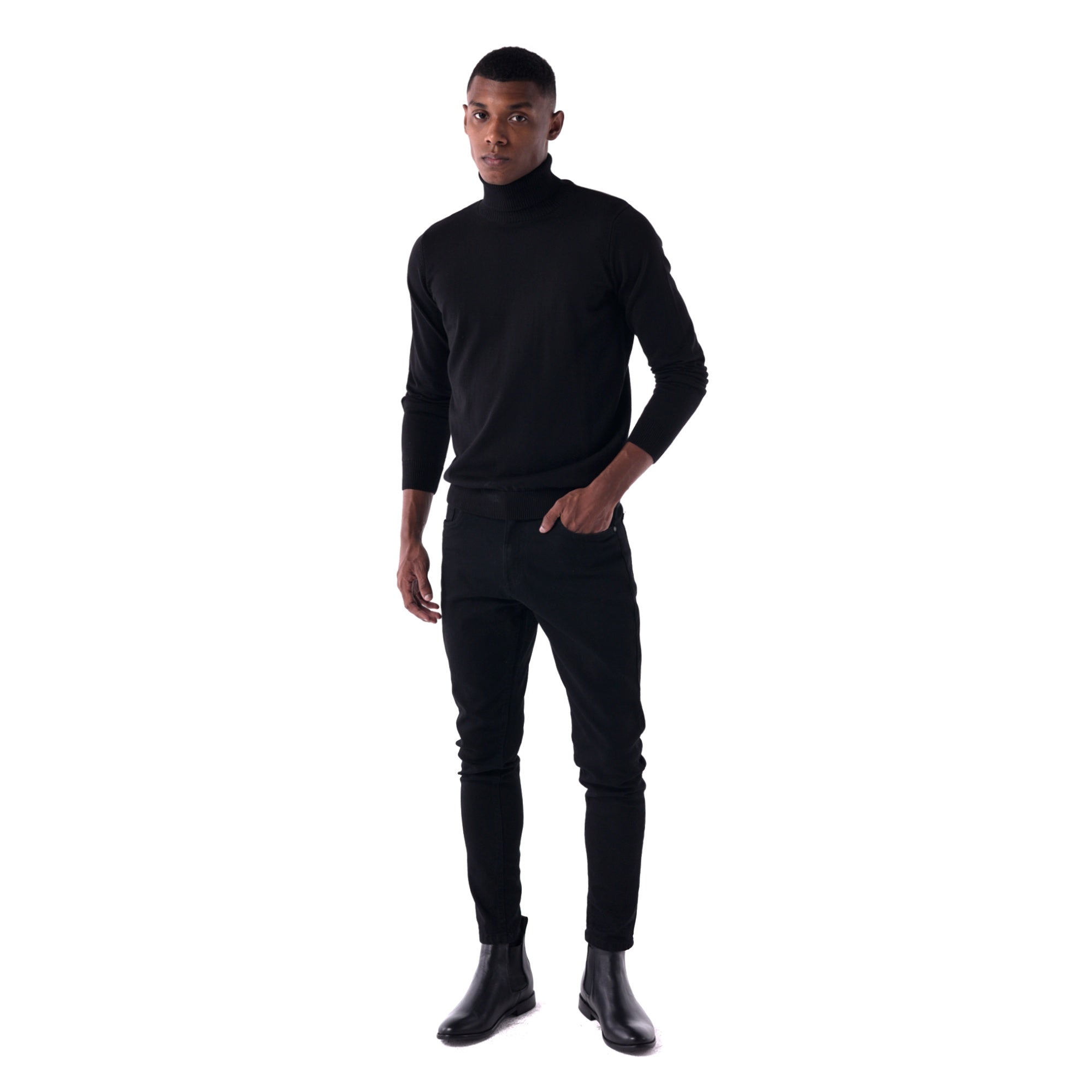 SOLID Black Skinny Jeans look