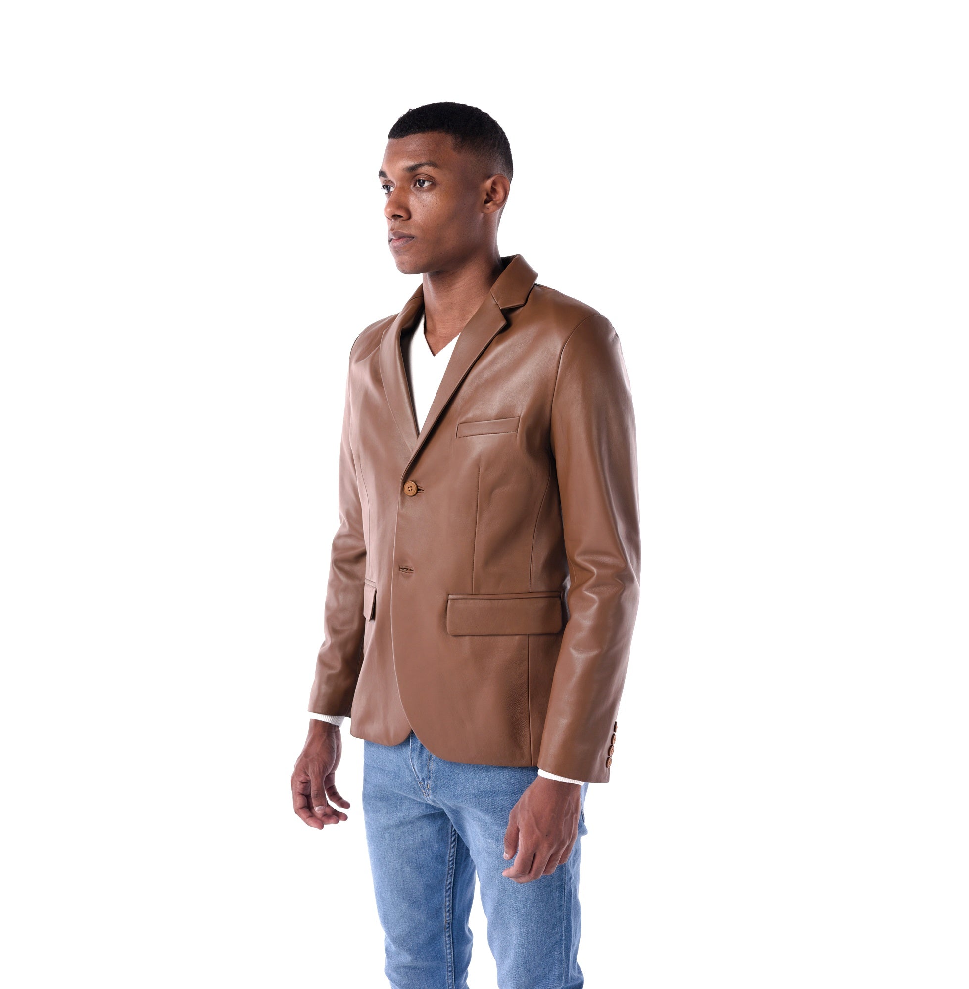 سترة جلدية رفيعة - إصدار جلد الحمل