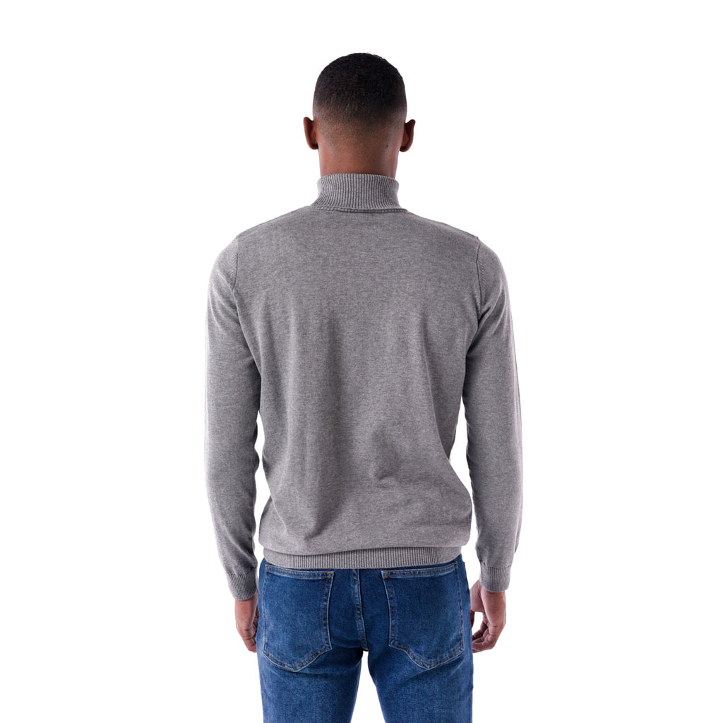 Cotton Knitted Single Layer Turtleneck Sweater