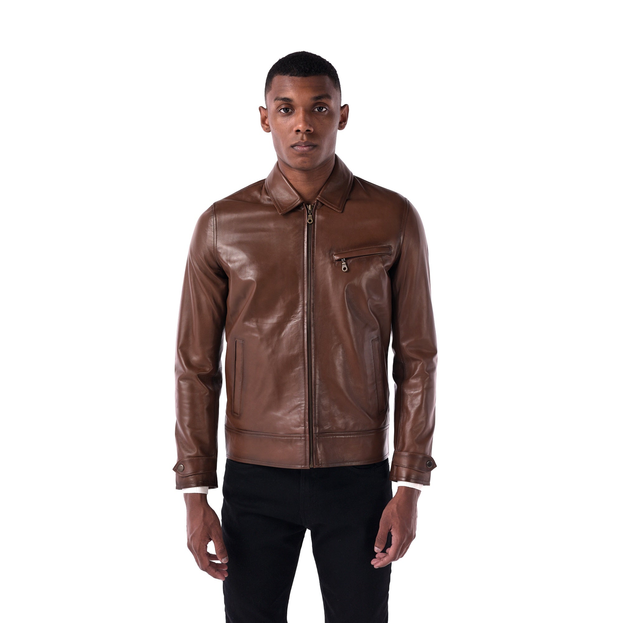 The Classic Collar Jacket – Lambskin Edition-closed