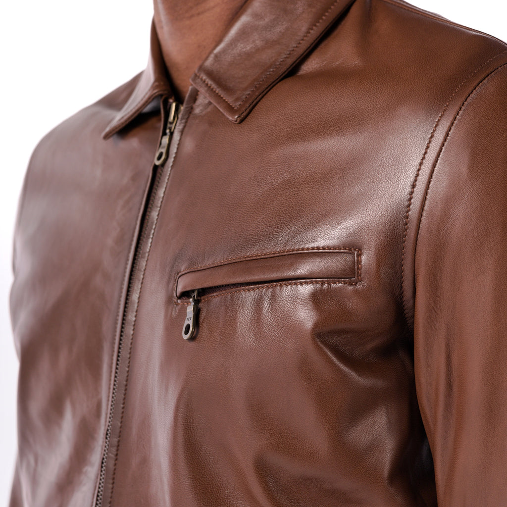 The Classic Collar Jacket – Lambskin Edition-detail 1