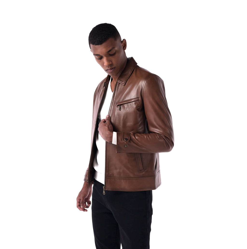 The Classic Collar Jacket – Lambskin Edition-main
