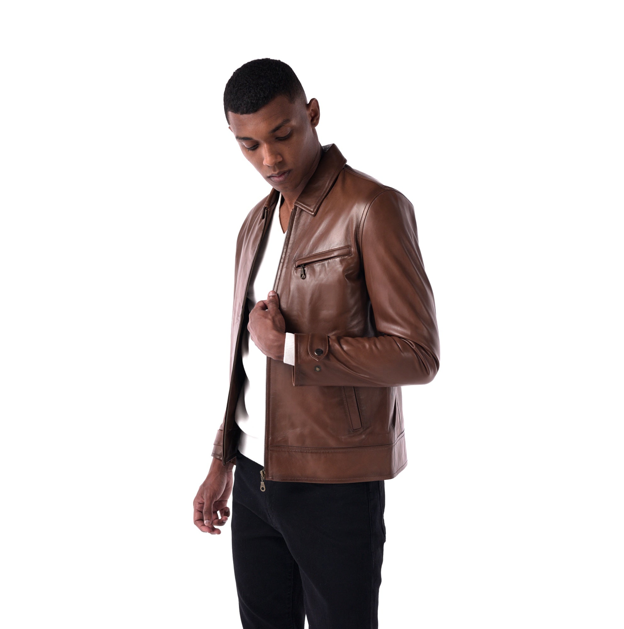 The Classic Collar Jacket – Lambskin Edition-main