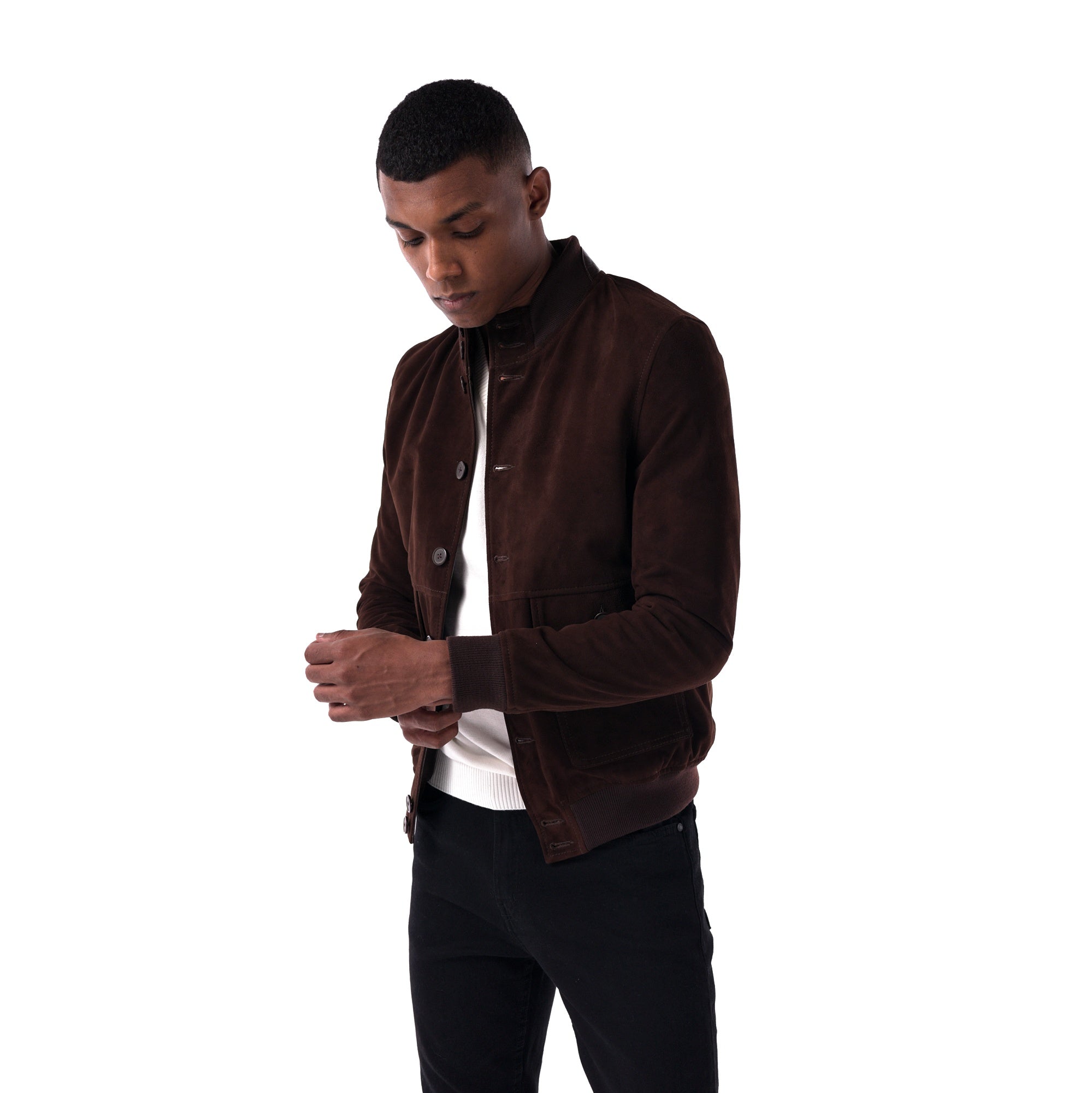 جاكيت الطيار - إصدار جلد الماعز السويدي