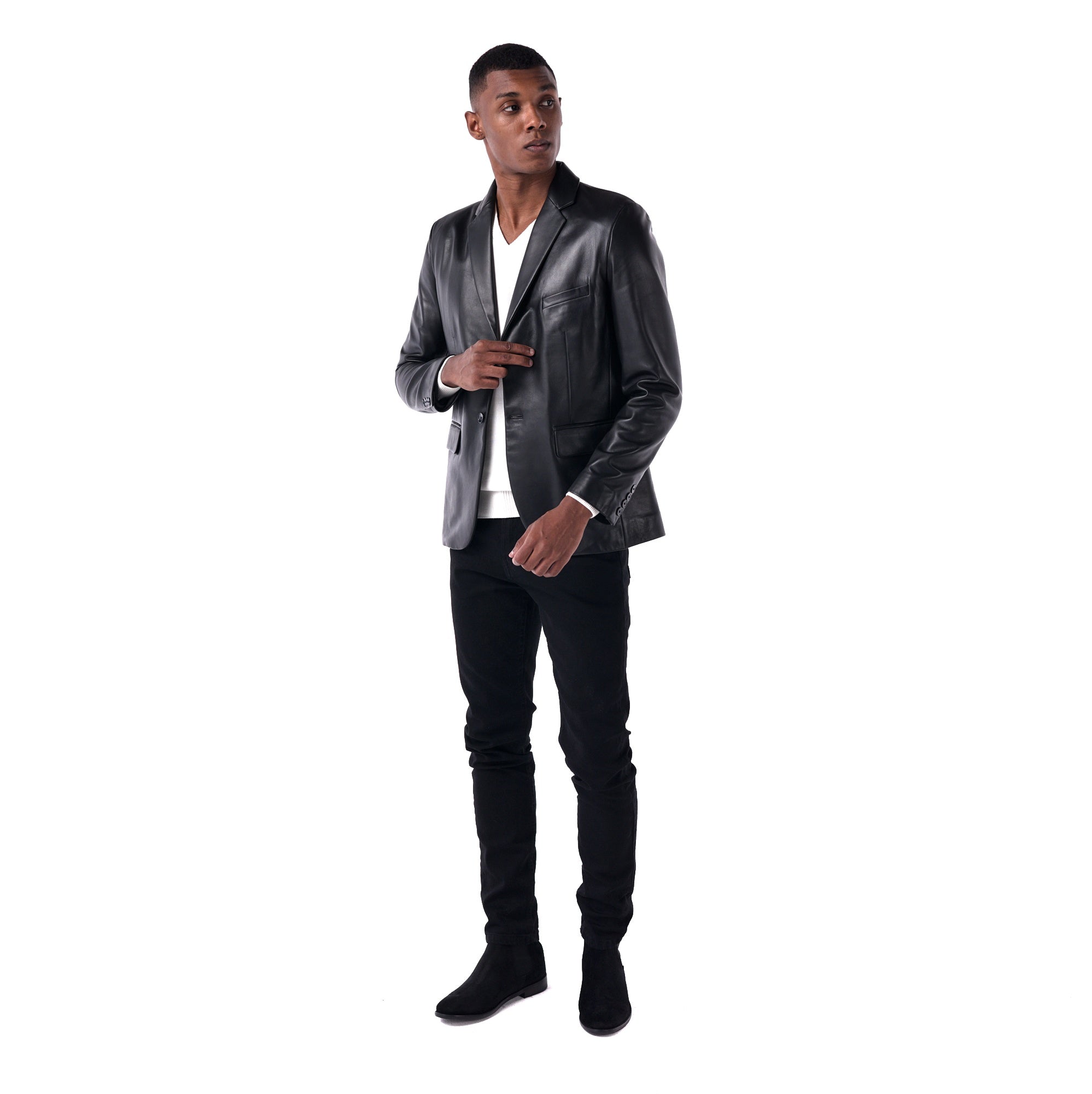 SOLID Black Slim Jeans look