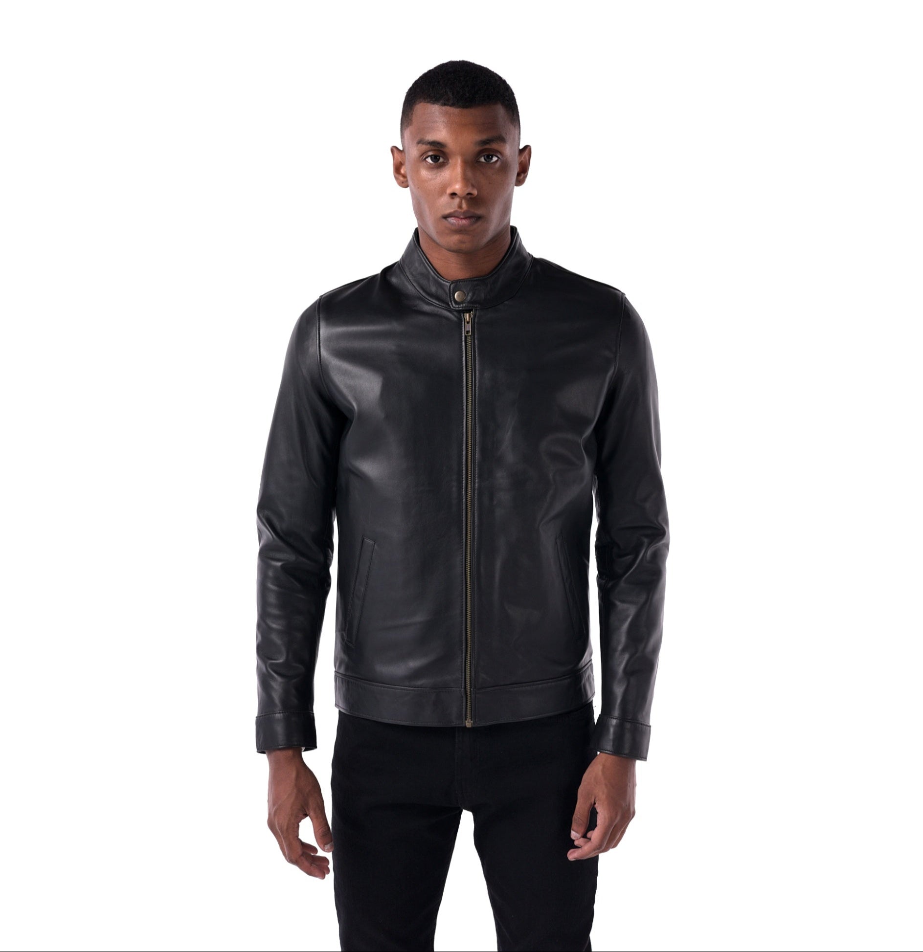 The Racer Jacket - Lambskin Edition - Black - main
