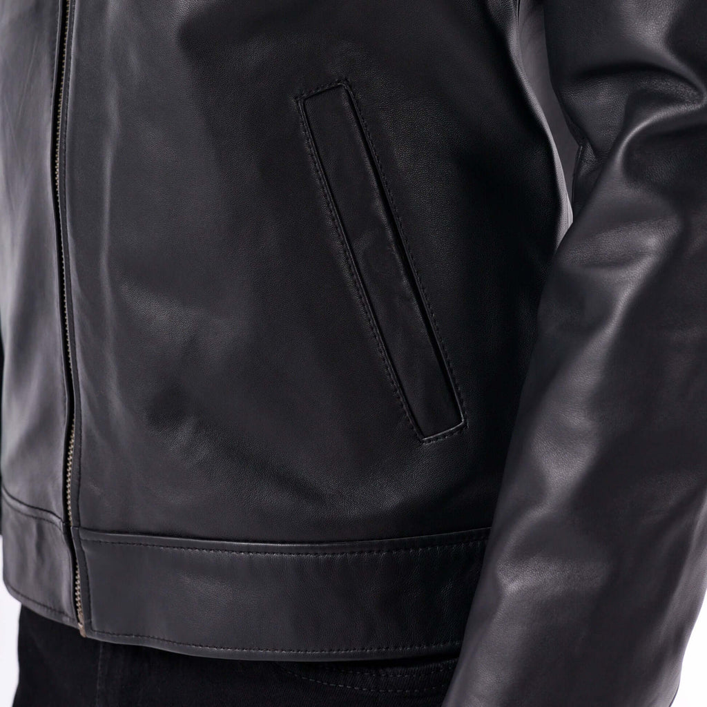 The Racer Jacket - Lambskin Edition - Black - detail 1