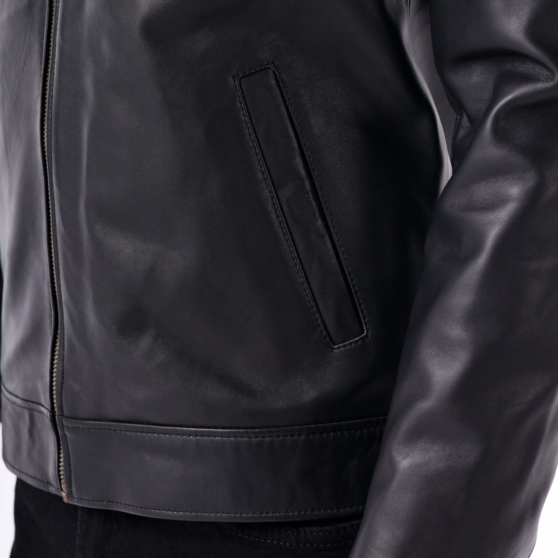 The Racer Jacket - Lambskin Edition - Black - detail 1