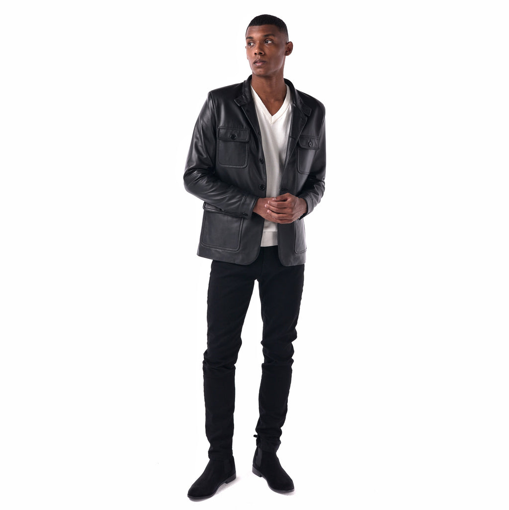 The Field Jacket - Lambskin Edition Blazer Full look