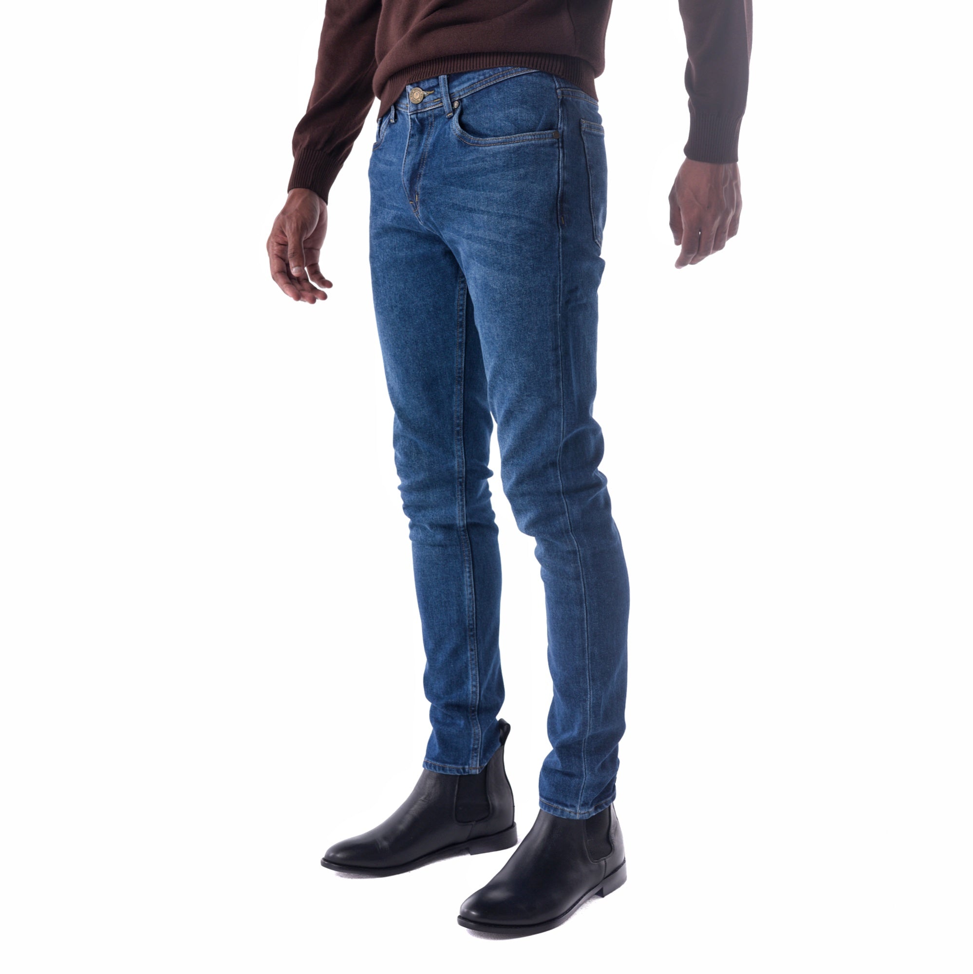 SOLID Stone Washed Slim Jeans main