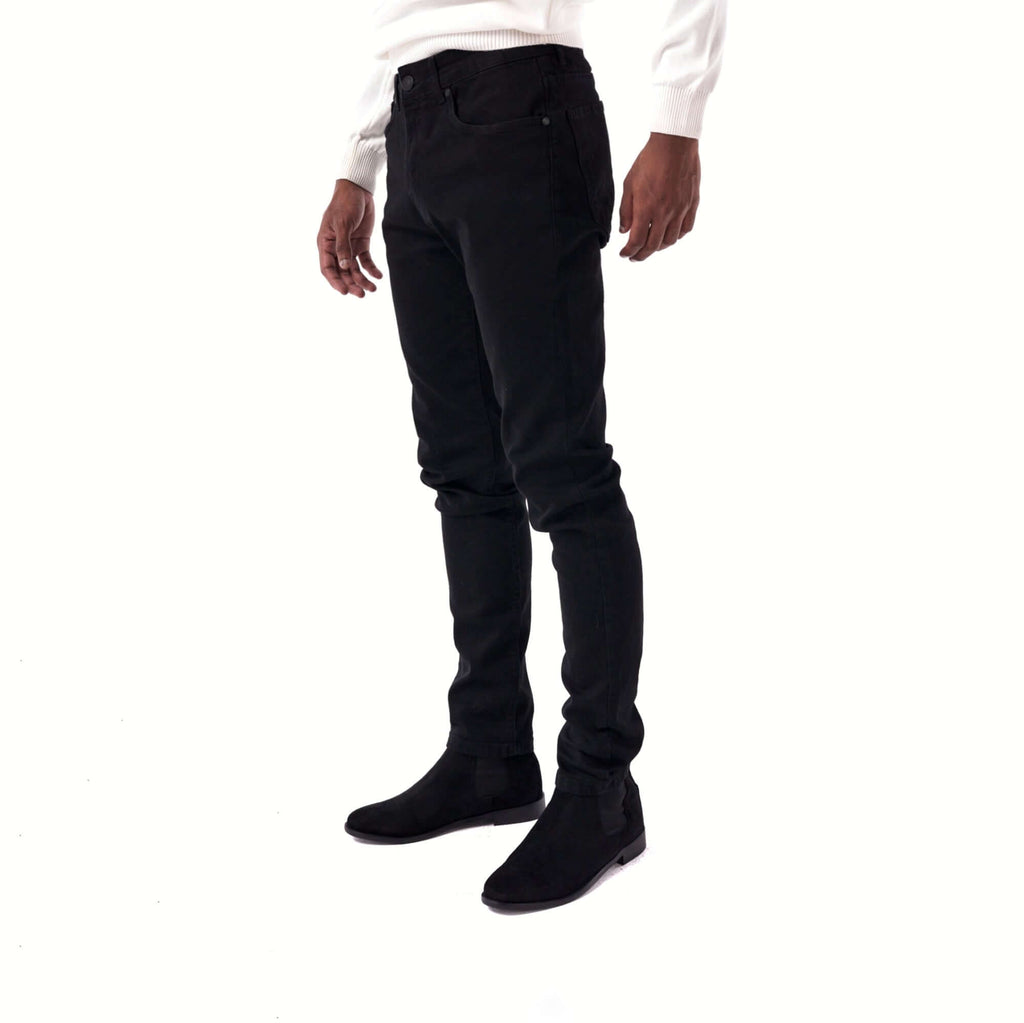 SOLID Suede Chelsea Boots - Black - Worn
