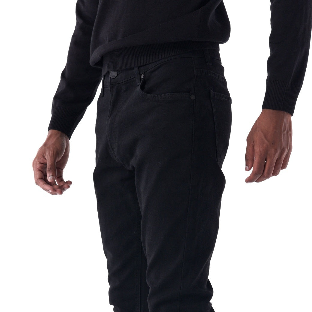 SOLID Black Skinny Jeans detail