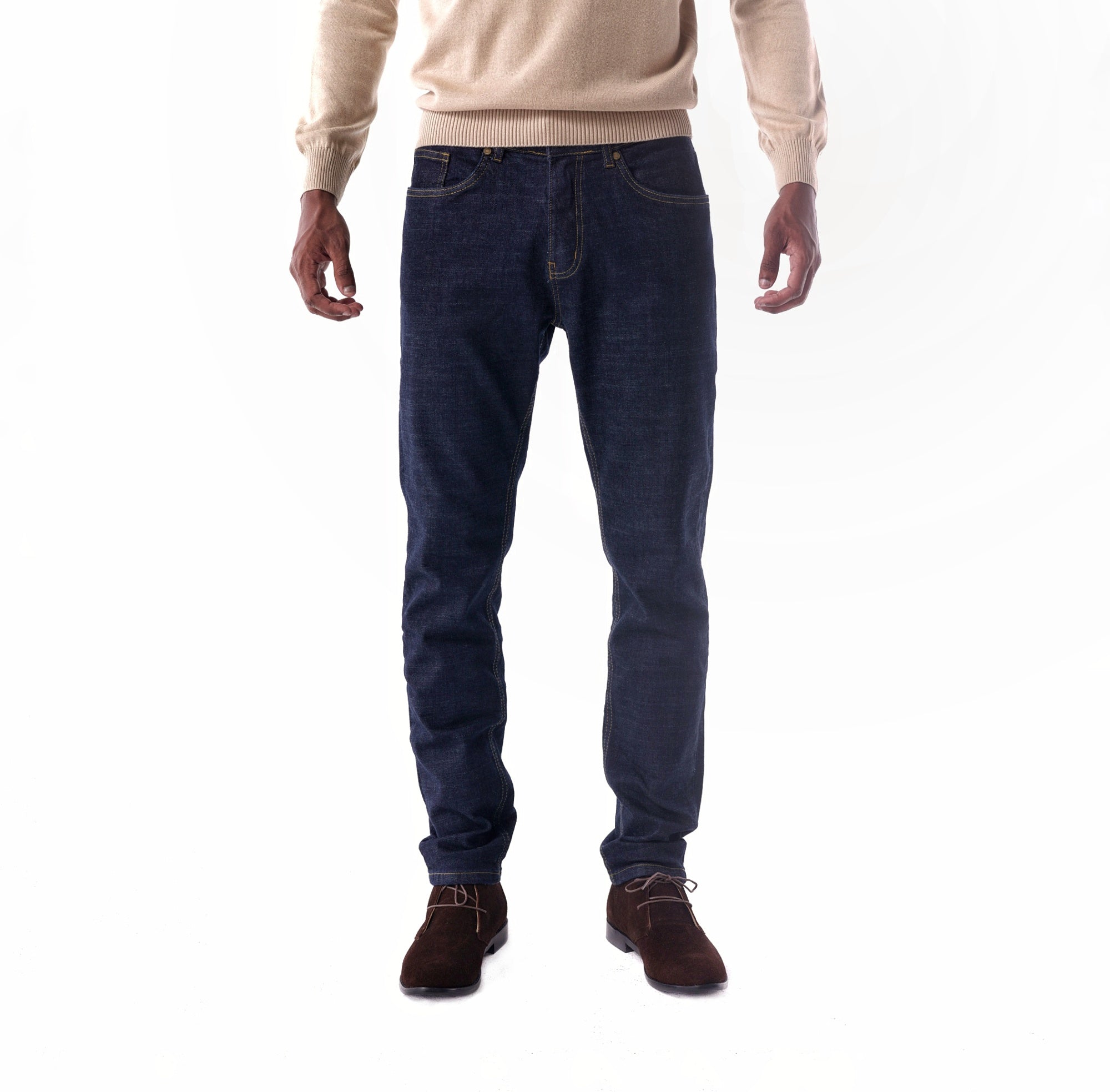 The Heritage Chukka Boots in Calf Suede - brown - worn