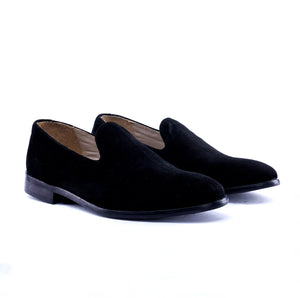 Luxe Suede-Velvet Loafers