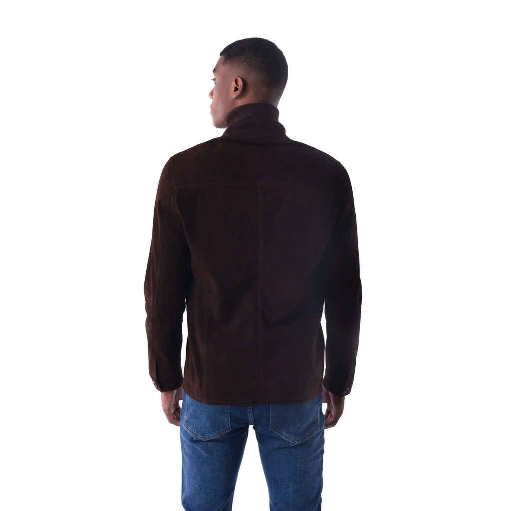 The Marrakesh Jacket - Suede Edition - brown - back