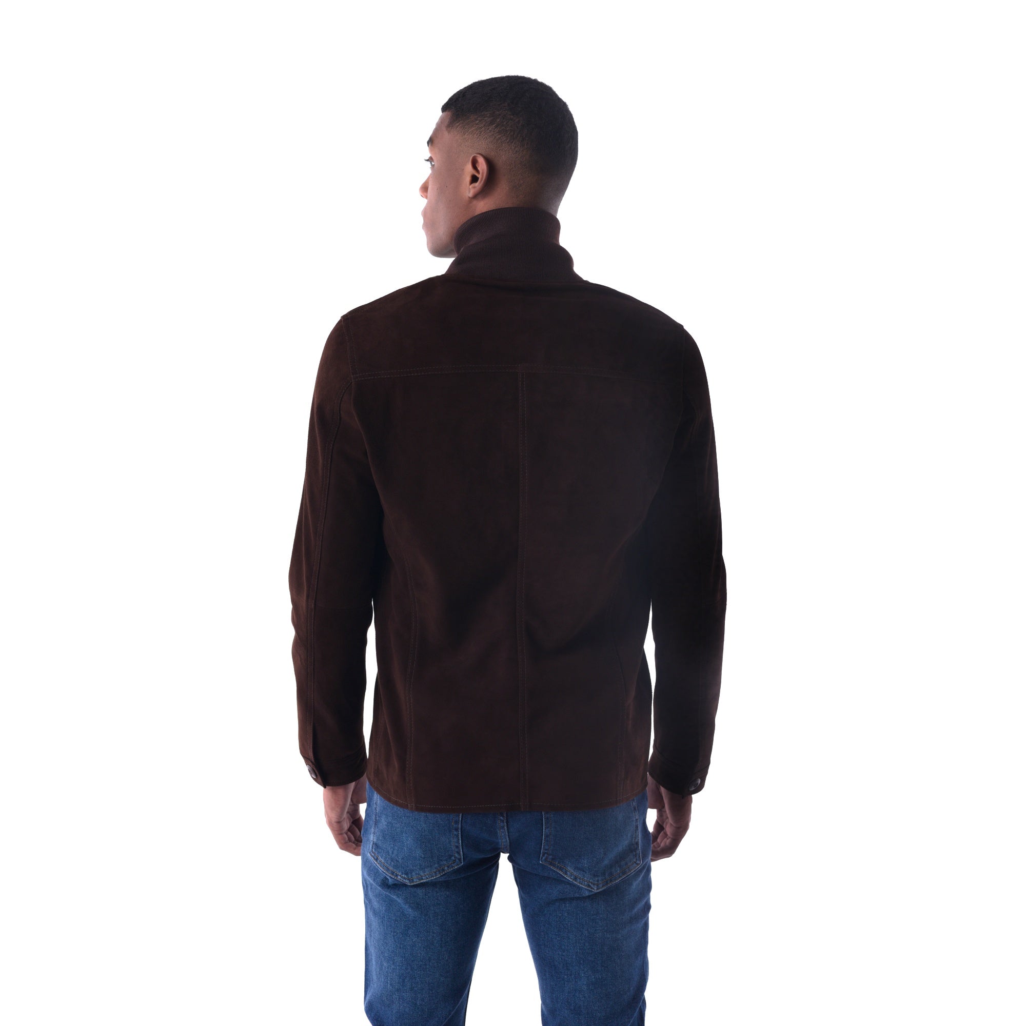 The Marrakesh Jacket - Suede Edition - brown - back
