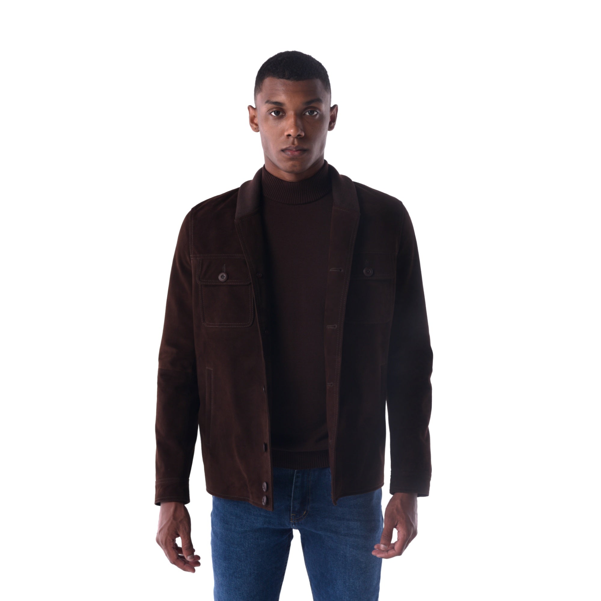 The Marrakesh Jacket - Suede Edition - brown - open