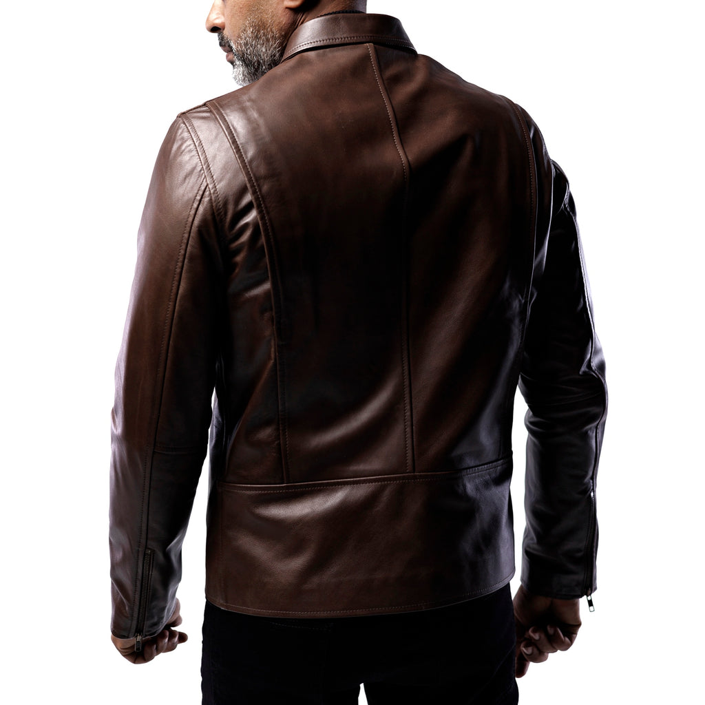 The District Biker Jacket - Cowskin Edition