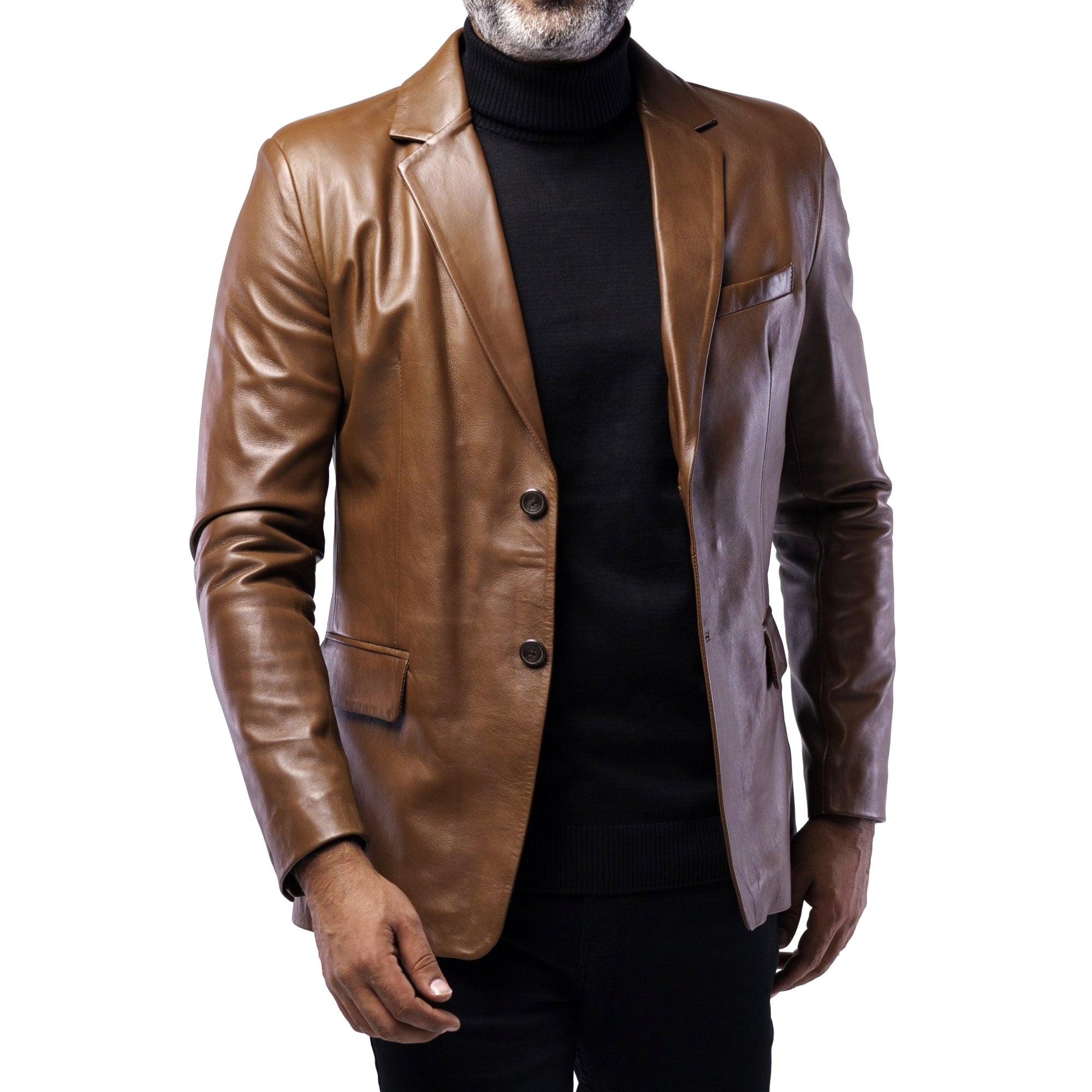 The Slim Leather Blazer - Lambskin Edition