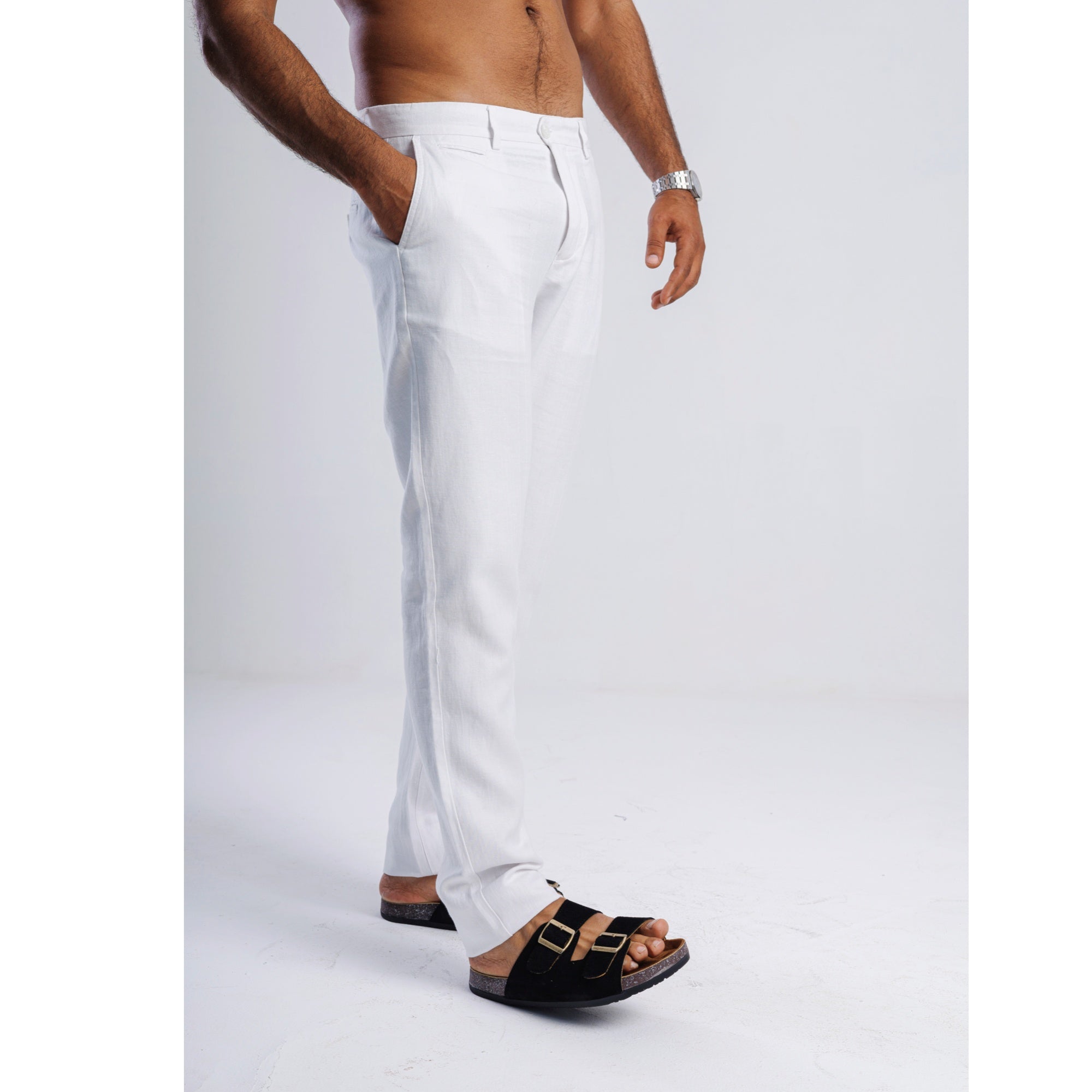 The Linen Pants - Tapered Fit