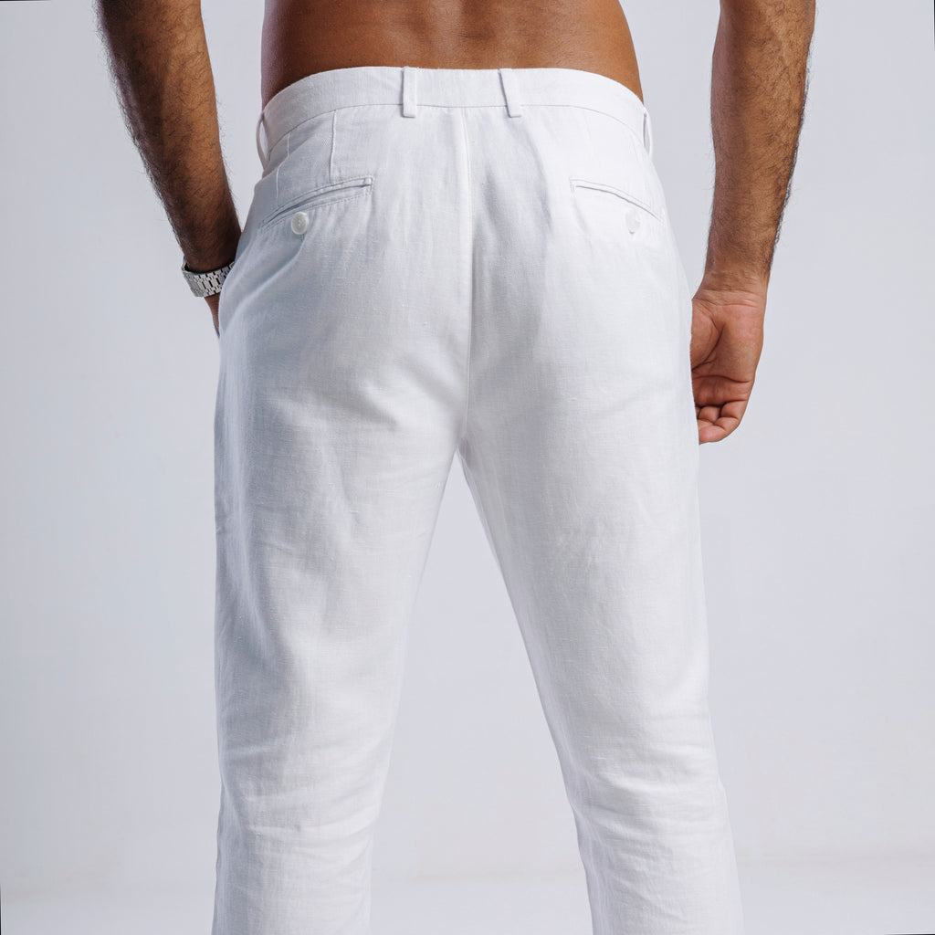 The Linen Pants - Tapered Fit
