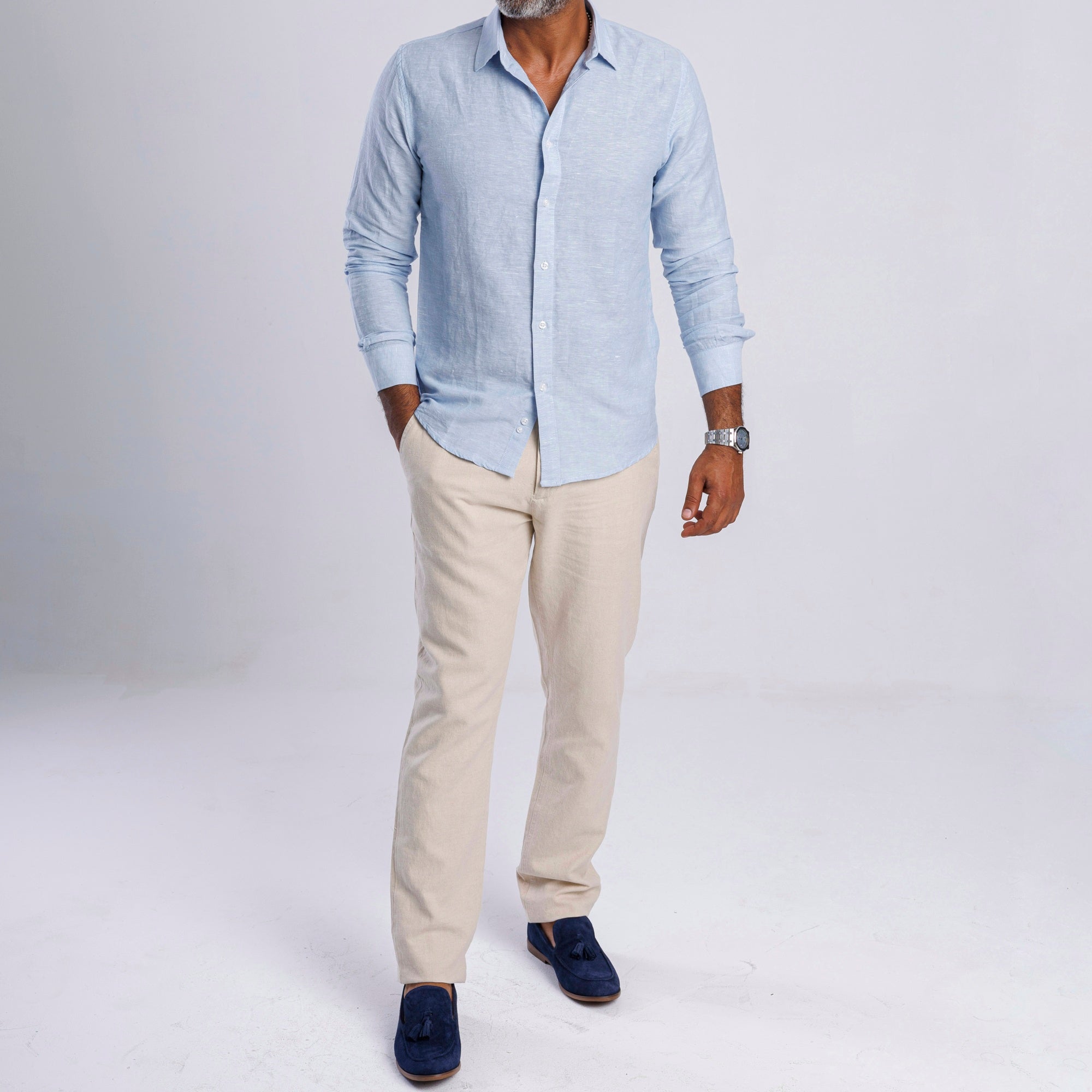 The Linen Pants - Tapered Fit