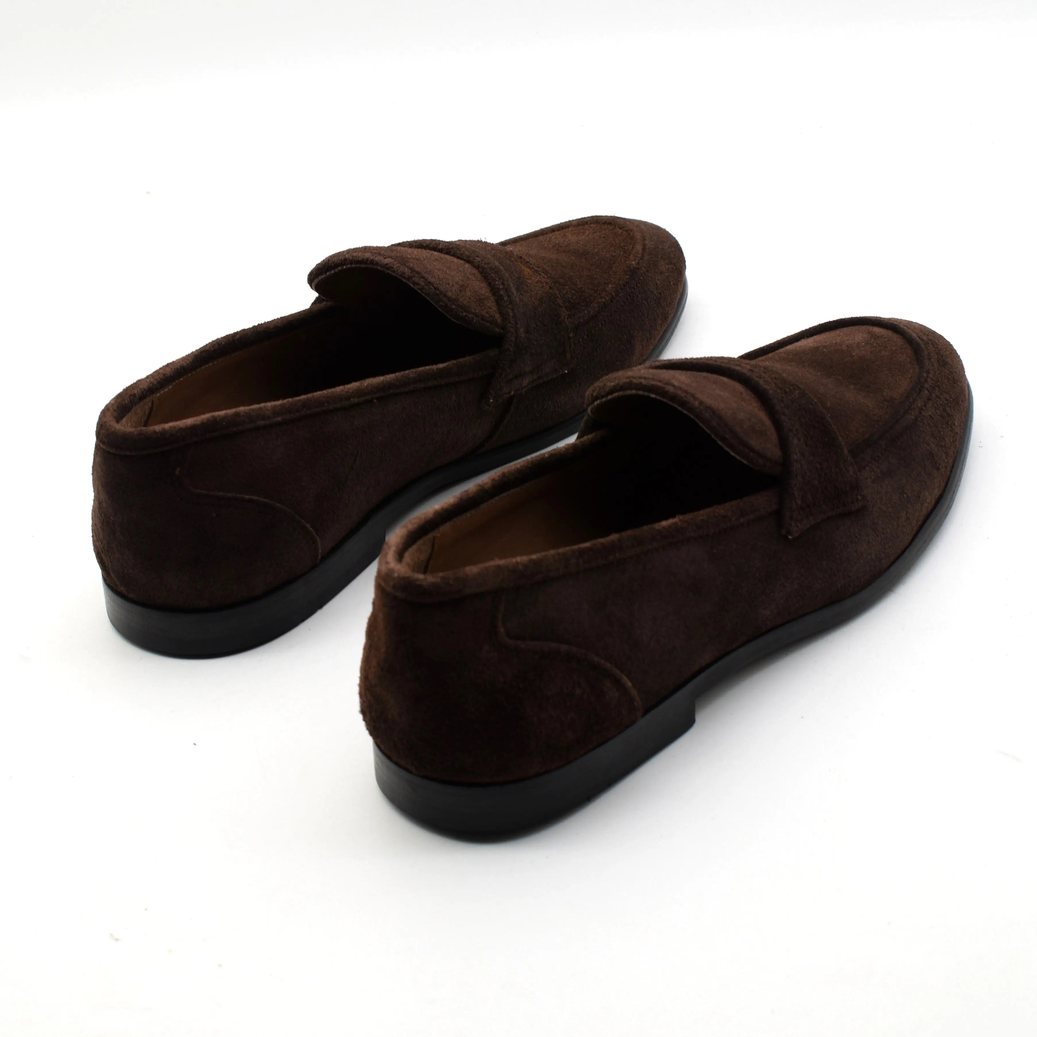 CALF SUEDE STRAP LOAFERS SOLID essentials