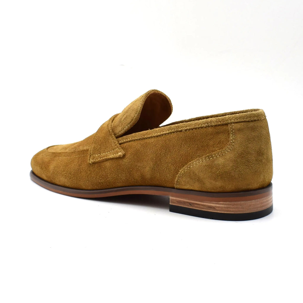 CALF SUEDE STRAP LOAFERS SOLID essentials