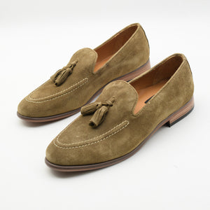 Luxe Calf Suede Tassel Loafers