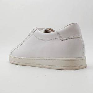 CALFSKIN SNEAKERS- WHITE SOLE