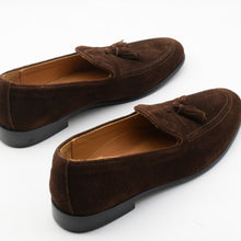 Load image into Gallery viewer, Luxe Calf Suede Tassel Loafers
