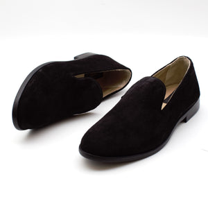 CALF SUEDE VELVET LOAFERS