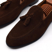 Load image into Gallery viewer, CALF SUEDE TASSEL LOAFERS
