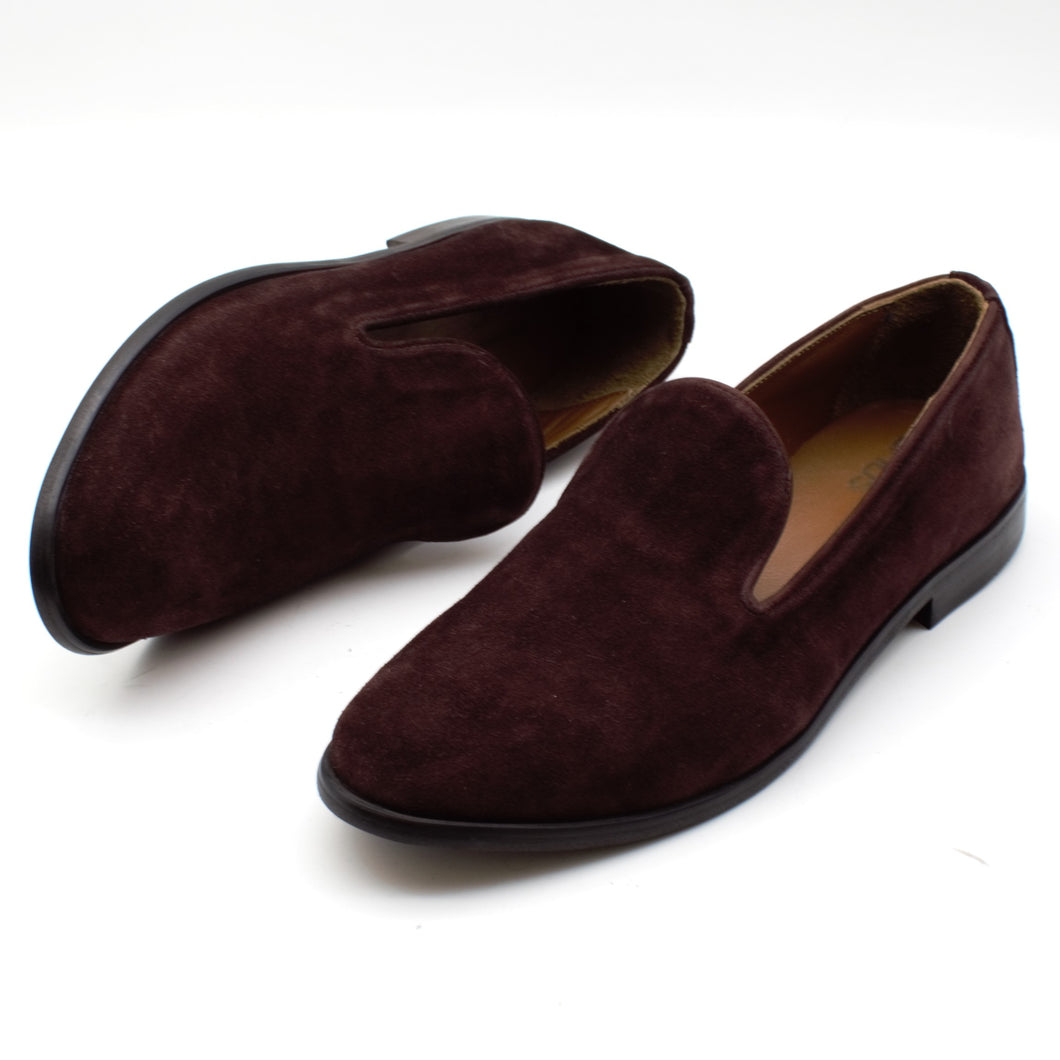 CALF SUEDE VELVET LOAFERS