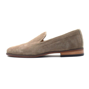 CALF SUEDE VELVET LOAFERS - LIGHT