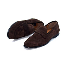 Load image into Gallery viewer, Suede Strap Loafers
