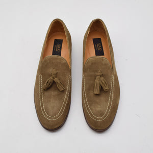 CALF SUEDE TASSEL LOAFERS