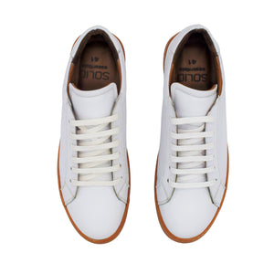 Calf Leather Low-Top Sneakers (Gum Sole)