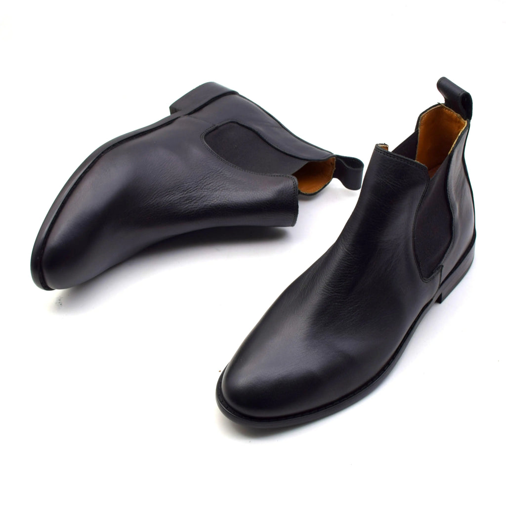 GENUINE LEATHER CHELSEA BOOTS SOLID essentials