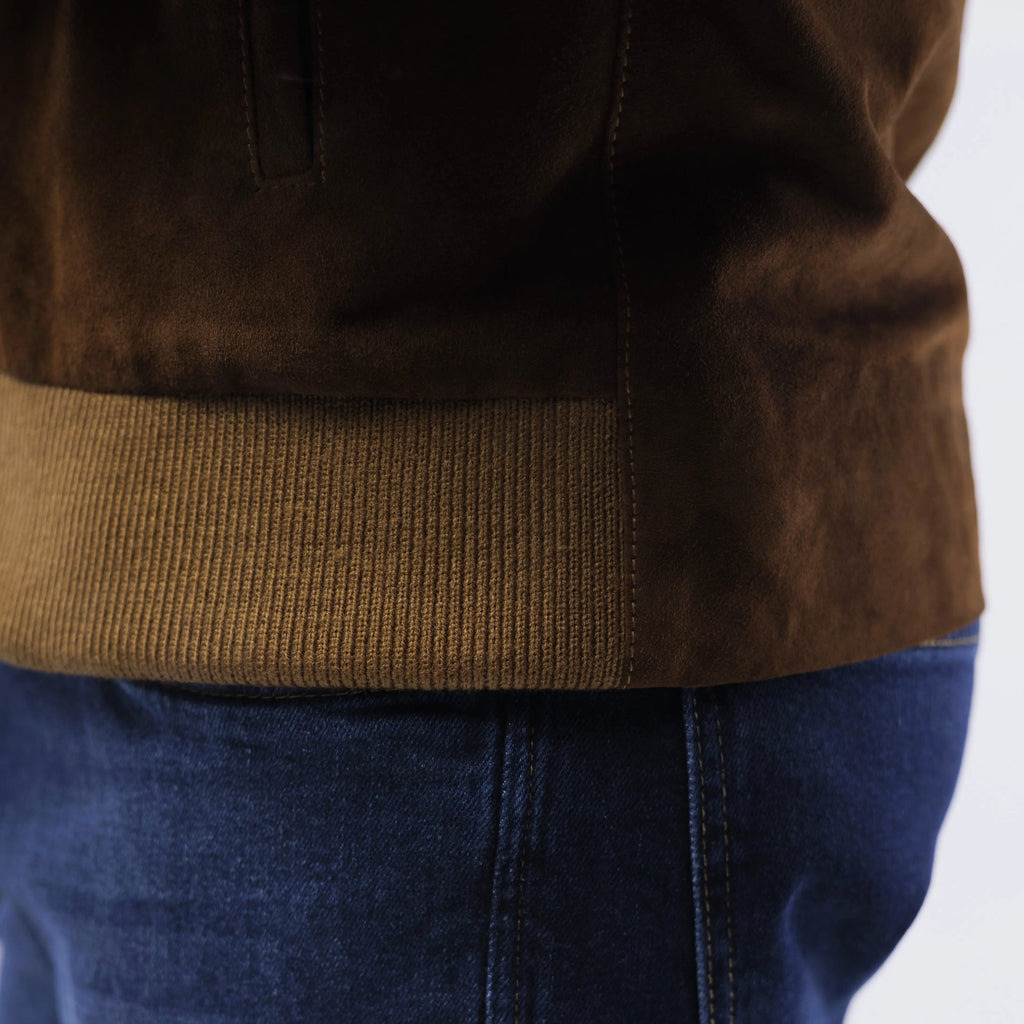 GOAT SUEDE CARDIGAN SOLID essentials