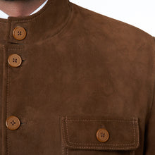 Load image into Gallery viewer, Goat Suede Safari Jacket / Blazer SOLID essentials
