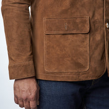 Load image into Gallery viewer, Goat Suede Safari Jacket / Blazer SOLID essentials
