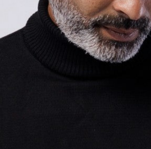 TURTLENECK COTTON PULLOVER