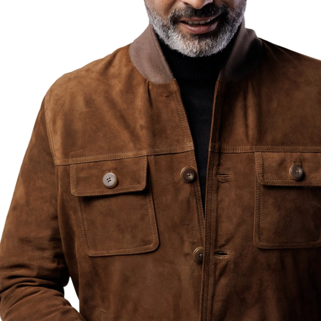 جاكيت مراكش - إصدار جلد سويدي