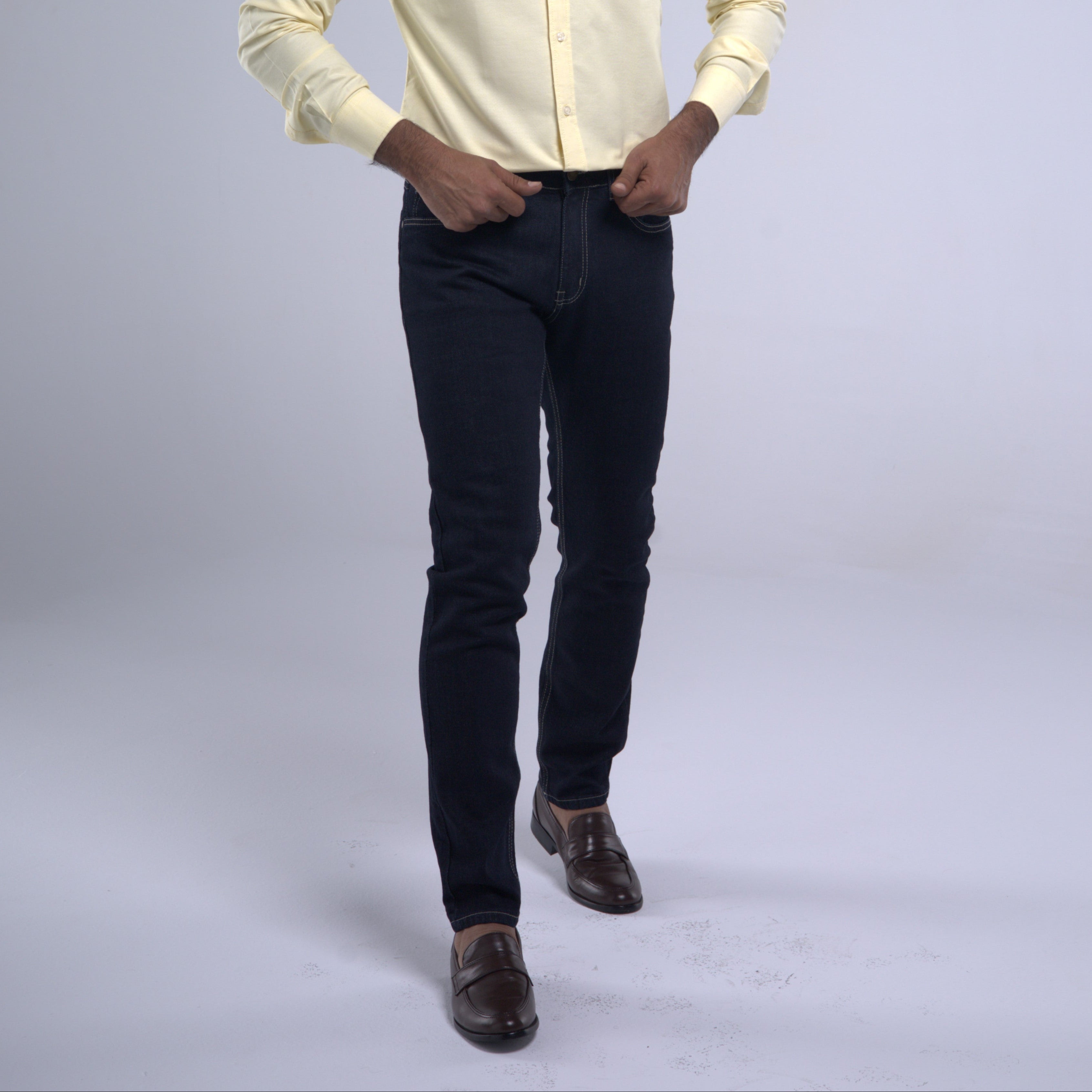 Slim Denim with Contrast Stitch